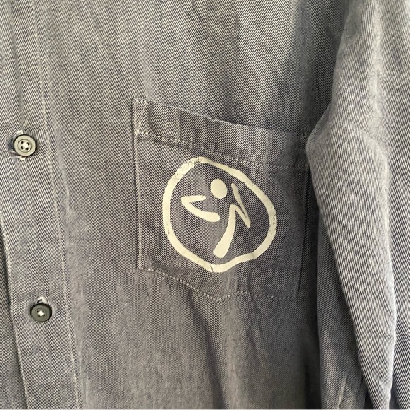 Zumba Button Down Long Sleeve Shirt - Picture 5 of 6